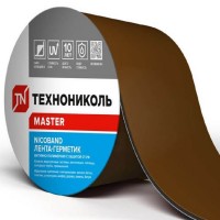 Лента герметик самоклеющаяся Nicoband Коричневая 10 м 15 см