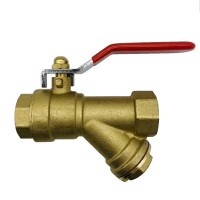 Кран шаровый 3/4" с фильтром Valvex