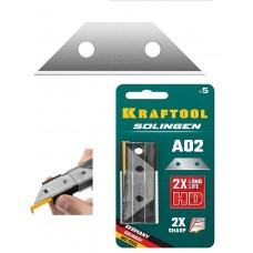 Лезвие трапеция 5 шт Kraftool Solingen-А02 09627-S5