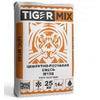 М150 цементно песчаная смесь мешок 25 кг Tiger Mix 1/56