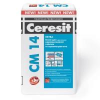 Церезит СМ14 Ceresit Extra клей для плитки быстротвердеющий 25 кг
