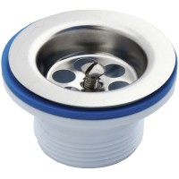 Выпуск для сифона 1 1/2" нерж сетка белый Aquant NV112-65-MR