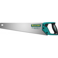 Ножовка по дереву 450 мм 7TPI сталь Япония SK-5 Kraftool Alligator-7 15004-45