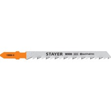 Пилки для лобзика по дереву шаг 4,0 мм 75 мм 2 шт Stayer 15984-4