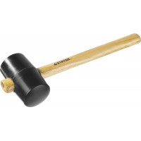 Киянка резиновая 450 гр 65 мм деревянная ручка Stayer 20505-65