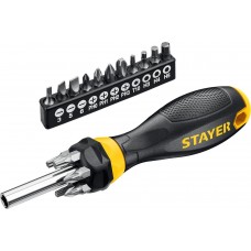 Набор отвертка битодержатель 18 предметов Stayer 2545-Н5