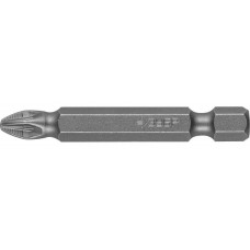 Бита PH2  50 мм E 1/4" кованая хромомолибден 2 шт ЗУБР Мастер 26001-2-50-2