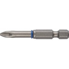 Бита PH2 50 мм E 1/4" торсионная кованая обточенная 2 шт ЗУБР Проф 26011-2-50-2