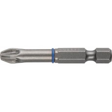 Бита PH3 50 мм Е 1/4" торсионная кованая обточенная ЗУБР Проф 26011-3-50-2