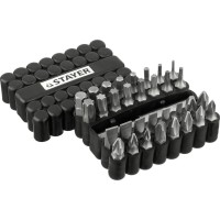 Набор бит 33 предмета магнитный адаптер Stayer Master 26085-H33