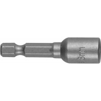 Бита с торцевой головкой 8*48 мм Е1/4" магнитная Stayer 26390-08