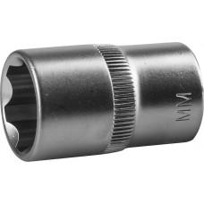 Торцовая головка 1/2" 15 мм хром ЗУБР 27725-15