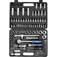 Набор универсальный 1/2″+ 1/4″ 94 предмета Сибин 27765-Н94