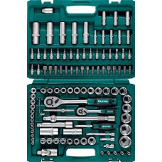 Набор универсальный 1/2″+3/8″+1/4″ 108 предметов Kraftool X-Drive 27888-Н108