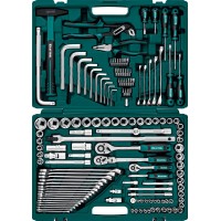 Набор универсальный 1/2″+3/8″+1/4″ 142 предмета Kraftool Extrem 27889-Н142