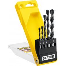 Набор сверла по бетону ударные d 4 5 6 6 8 10 мм 5 шт Stayer 2915-Н5