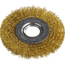 Щетка дисковая для УШМ жгутированная сталь 0,5 мм 100 мм Stayer 35122-100