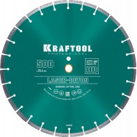 Диск отрезной алмазный по бетону сухой влажный рез 25,4/20*500 мм Kraftool Laser-Beton 36686-500