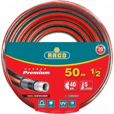 Шланг 1/2" 50 м 40 атм 3-х слойный армированный поливочный Rасо Premium 40300-1/2-50