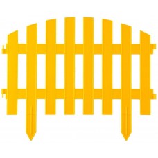 Забор декоративный Grinda Ар деко 28*300 см желтый 422203-Y