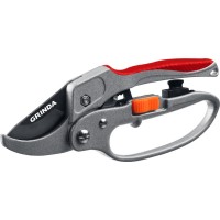 Секатор 200 мм Grinda G-15 храповый механизм алюмин ручки 8-423034