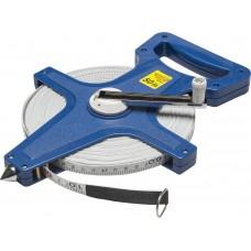 Рулетка 50 м 12 мм мерная лента геодезическая с ручкой Stayer GeoMax 3418-50