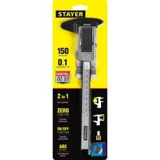 Штангенциркуль электронный 150 мм нерж Stayer 34411-150