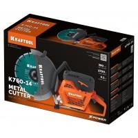 Бензорез по металлу рельсорез Kraftool K760-14 350 мм 3700 Вт без диска