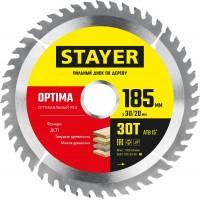 Диск пильный по дереву 185*30/20 мм 30Т Stayer 3681-185-30-30