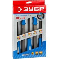 Набор напильники 200 мм 2-х комп ручки 5 предметов Stayer 16651-20-Н5