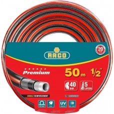 Шланг 1/2" 50 м 40 атм 3-х слойный армированный поливочный Rасо Premium 40300-1/2-50