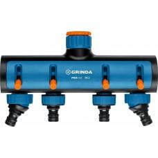 Распределитель поливочный 3/4"-1" 4-х канальный в/р Grinda TS-4 8-426313