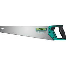 Ножовка по дереву 450 мм 7TPI сталь Япония SK-5 Kraftool Alligator-7 15004-45