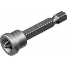Бита PH2 50 мм E1/4" с ограничителем ЗУБР Мастер 26002-2-50-1