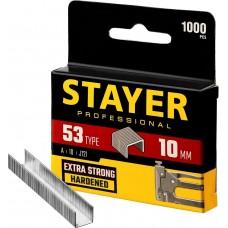 Скобы тип 53 10 мм красные 1000 шт Stayer 3159-10