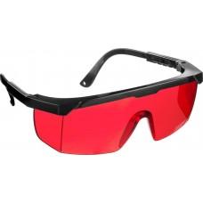 Очки защитные открытого типа ПВХ красные линзы Stayer Optima 2-110457