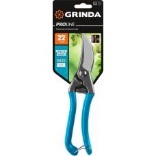 Секатор 210 мм Grinda P-10 цельнокованый плоскостной 423410