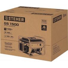 Генератор бензиновый 1200 Вт Steher GS-1500