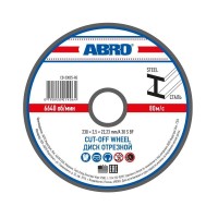 Круг отрезной по металлу 230*2,5*22,2 мм Abro CD-23025-R