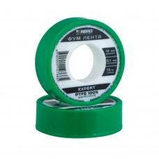 Фум лента 0,1*12 мм 15 м Abro PTFE-12-010-15-RE