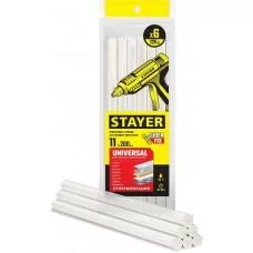 Термоклей стержень 11*200 мм Прозрачный 6 шт Stayer 2-06821-T-S06
