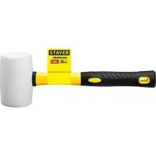 Киянка резиновая 450 гр белая фиберглассовая ручка Stayer 20533-450